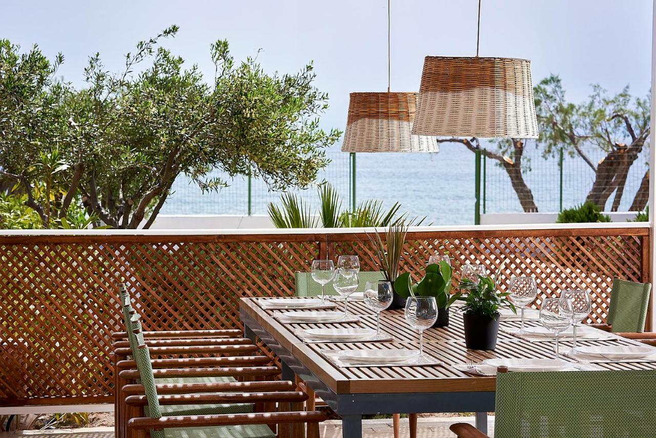 Beachfront Villa On Crete - Kirvas, Member Of Pelagaios Villas 考特索纳里 外观 照片