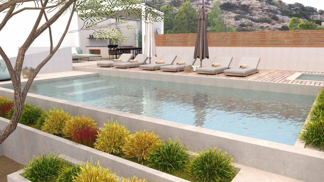 Beachfront Villa On Crete - Kirvas, Member Of Pelagaios Villas 考特索纳里 外观 照片